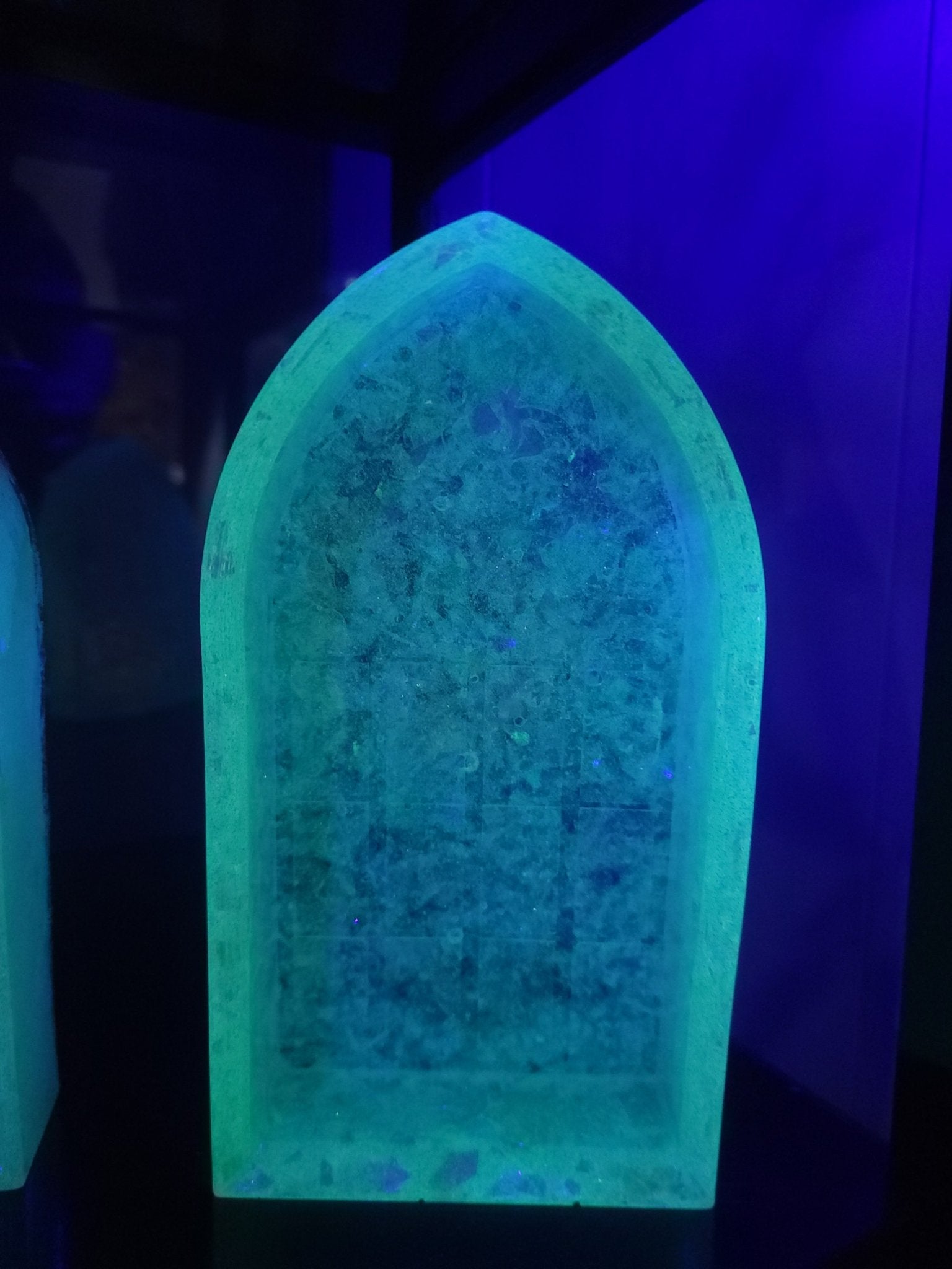 Handmade white Glowing Cathedral Arch Trinket Dish Home Decor - Gothic & Alternative Gift - Haunted