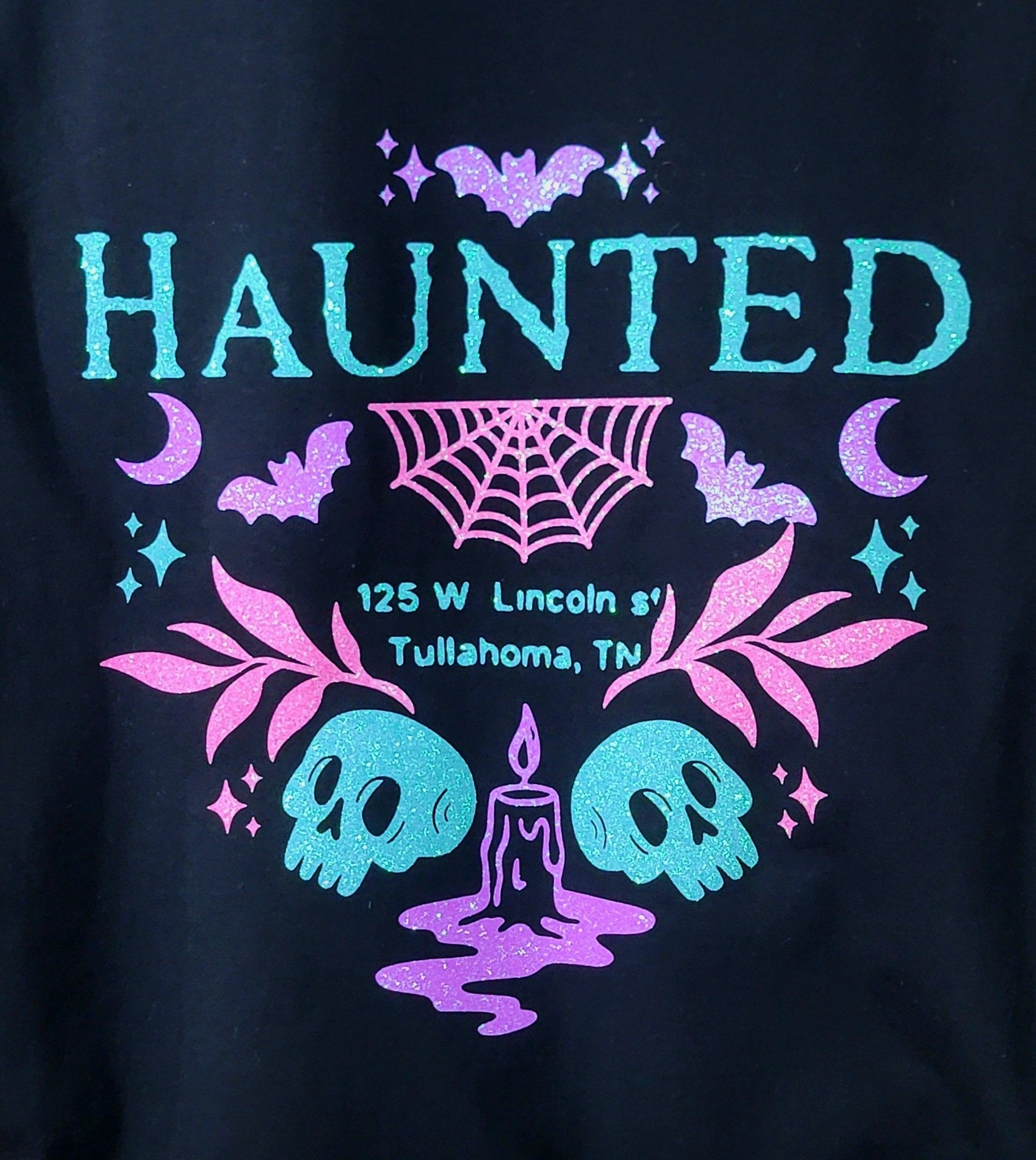 Haunted Apothecary Glitter Hoodie - Gothic & Alternative Gift - Haunted