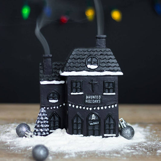 Haunted House Incense Burner Incense - Gothic & Alternative Gift - Haunted