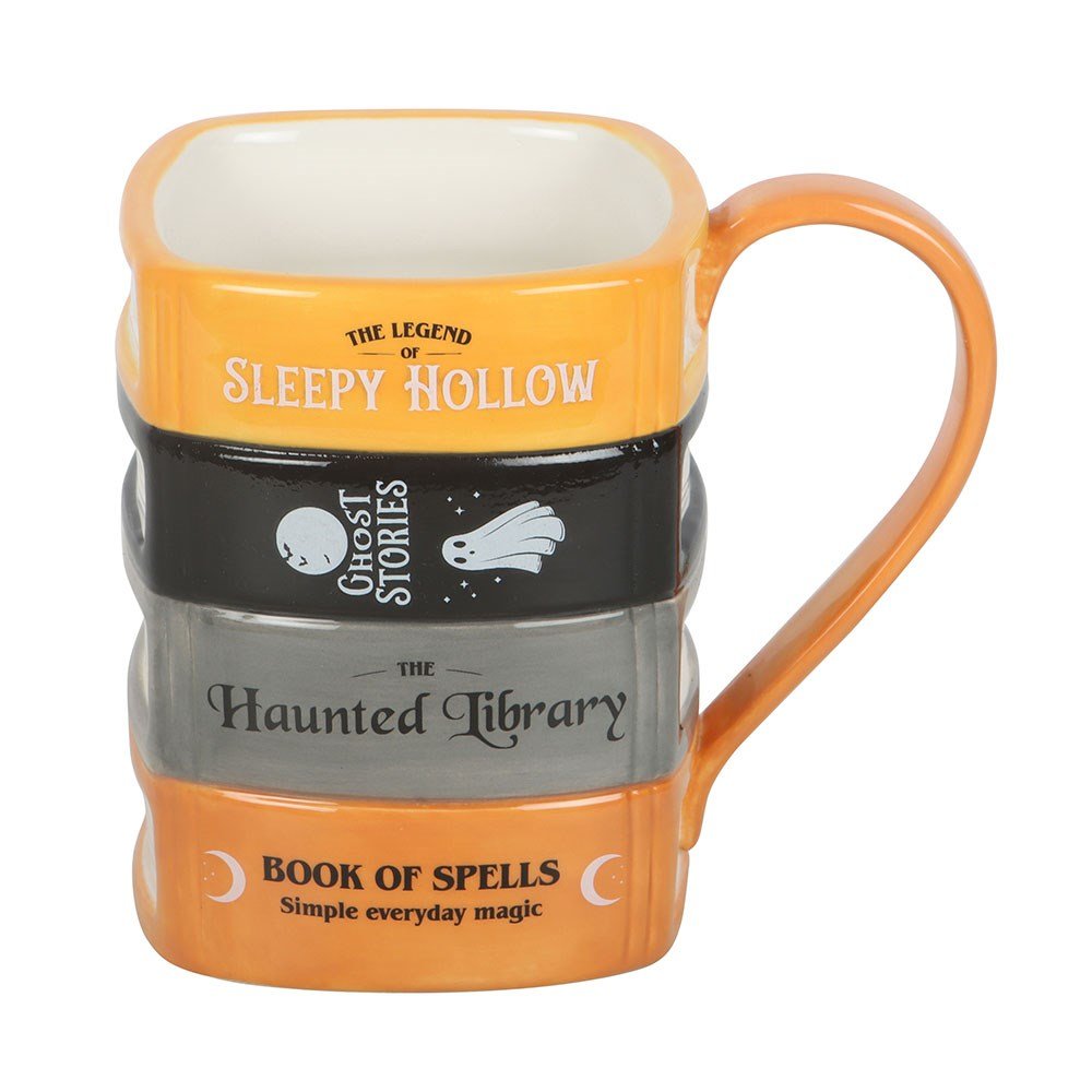 Haunted Library Book Stack MUG Drinkware - Gothic & Alternative Gift - Haunted