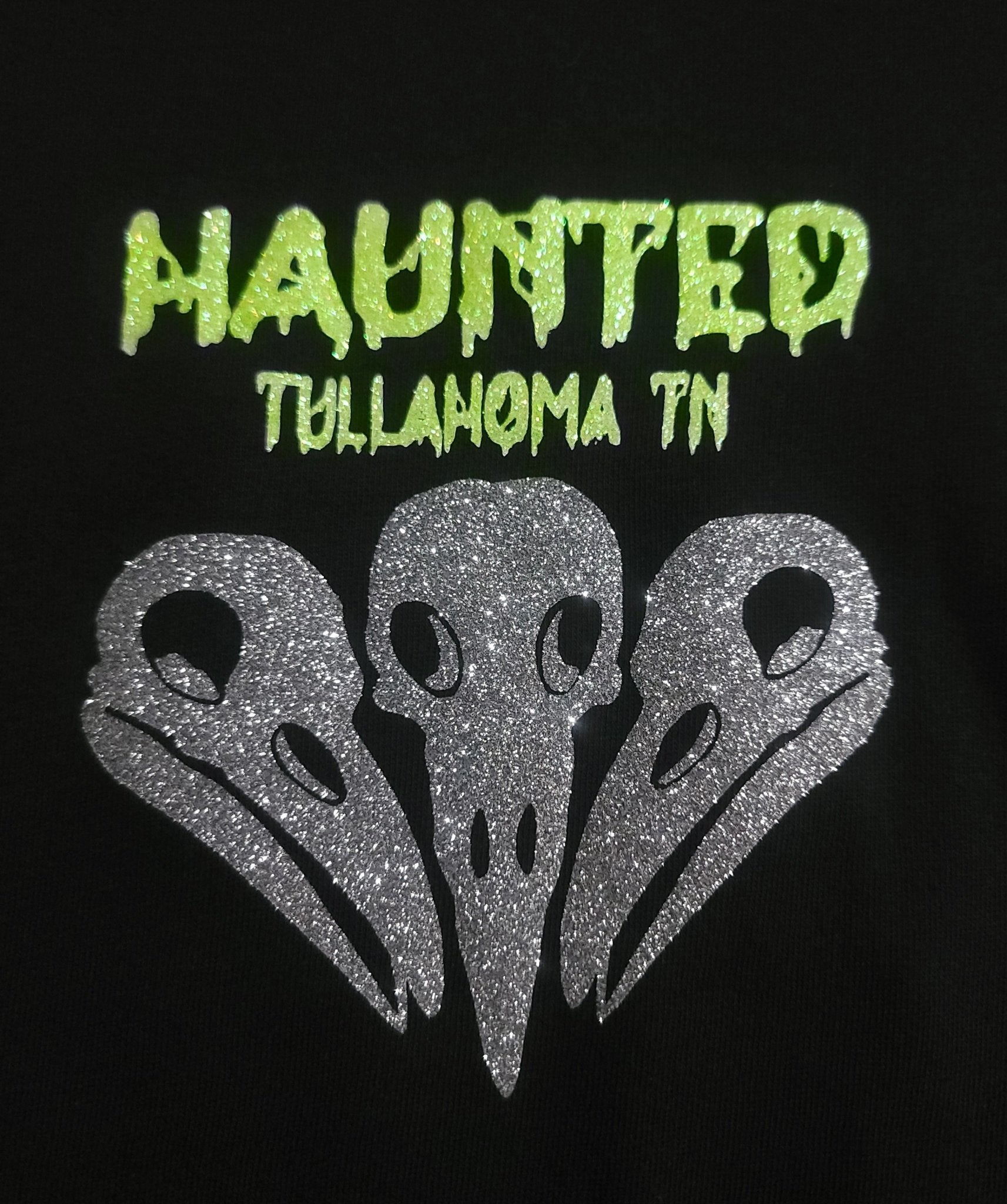 Haunted Moon Crow Custom T-shirt Unisex Medium Clothing - Gothic & Alternative Gift - Haunted