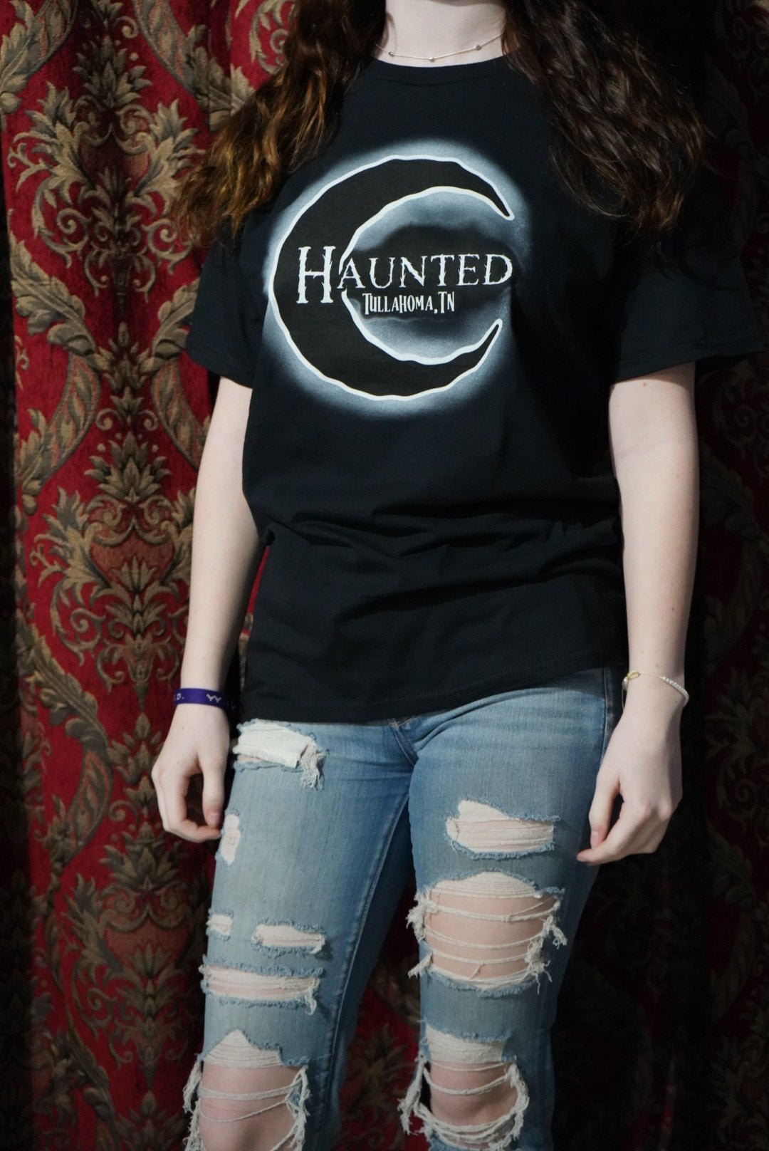 Haunted T-Shirt Clothing - Gothic & Alternative Gift - Haunted