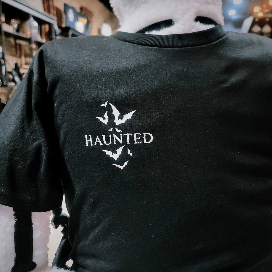 Haunted Unisex T-Shirt Clothing - Gothic & Alternative Gift - Haunted