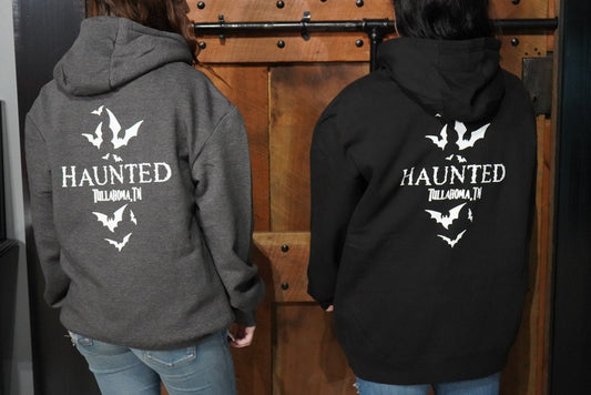 Haunted Unisex Ultimate Fleece Pullover Hooded Sweatshirt Clothing - Gothic & Alternative Gift - Haunted