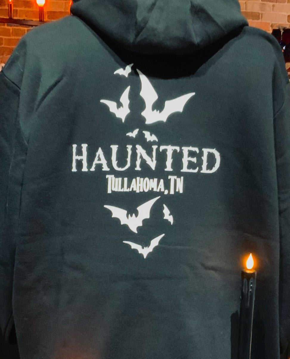Haunted Unisex Ultimate Fleece Pullover Hooded Sweatshirt Clothing - Gothic & Alternative Gift - Haunted