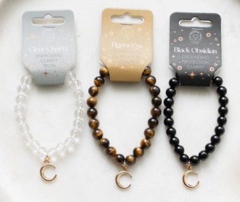 Healing Crystal Bracelets Crystals - Gothic & Alternative Gift - Haunted