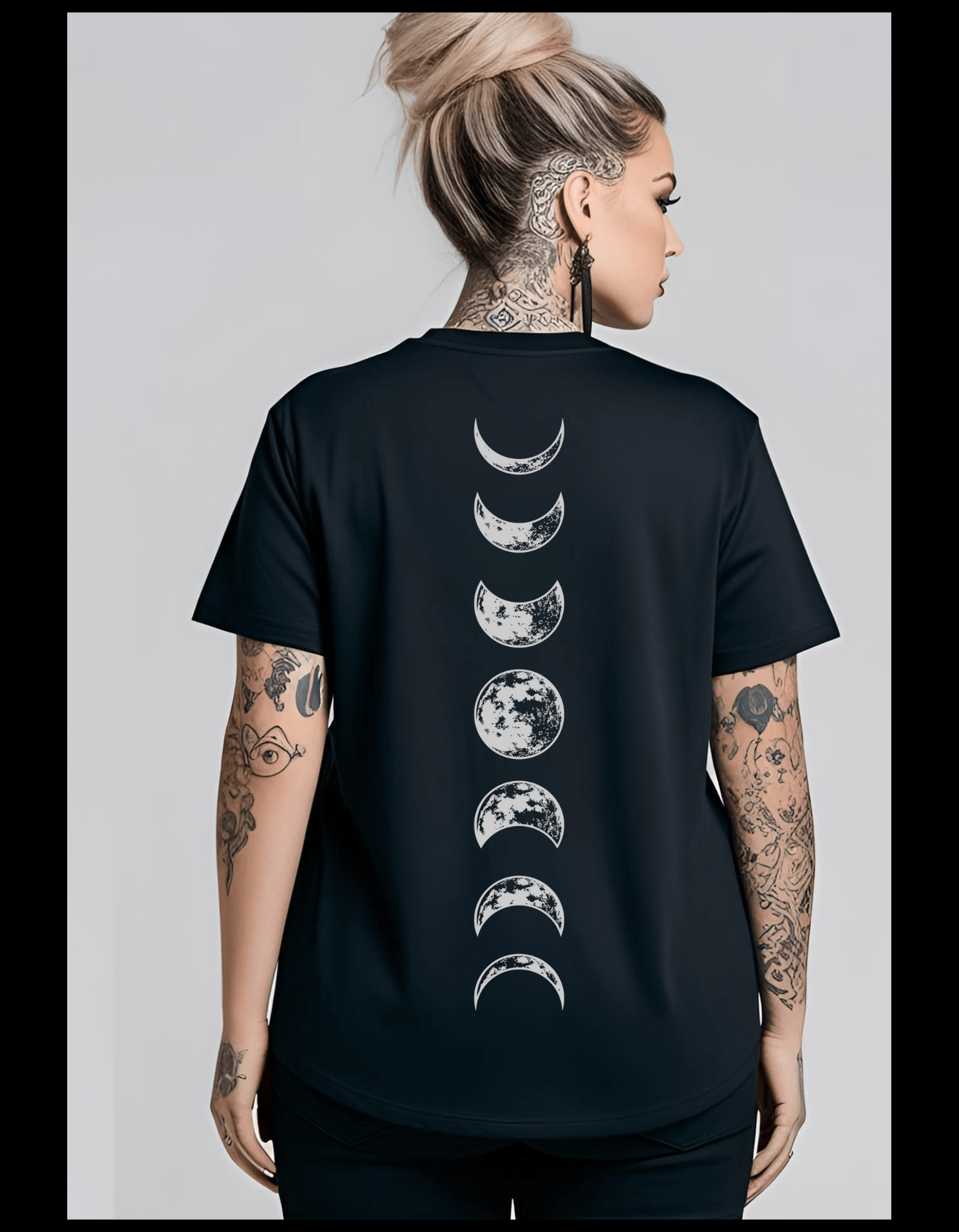 Hecate Moon Phases Graphic T Shirt Clothing - Gothic & Alternative Gift - Haunted