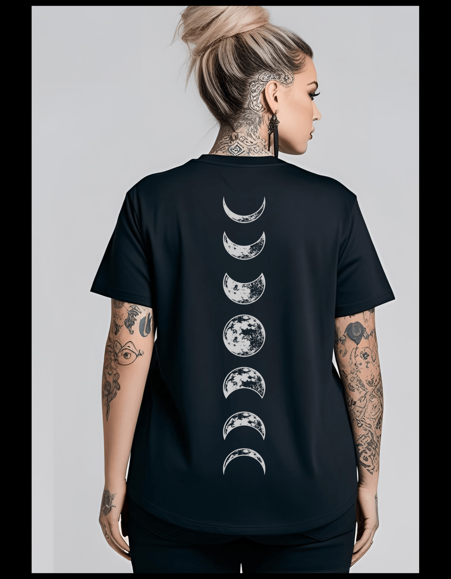 Hecate Moon Phases Graphic T Shirt Clothing - Gothic & Alternative Gift - Haunted