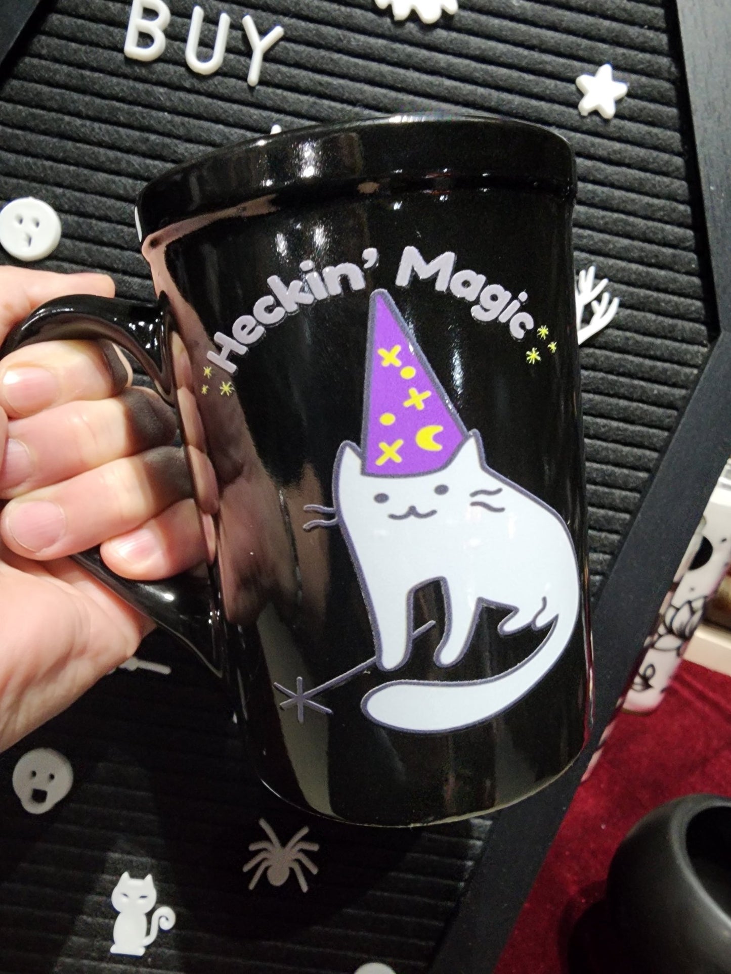 Heckin Magic Tall Coffee Mug Drinkware - Gothic & Alternative Gift - Haunted