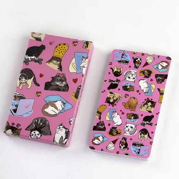Hilarious Cute Cat Kitty Tarot Card Deck Witch Supplies - Gothic & Alternative Gift - Haunted