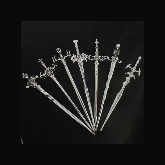 Sword Goth Retro Vintage Hair Pin