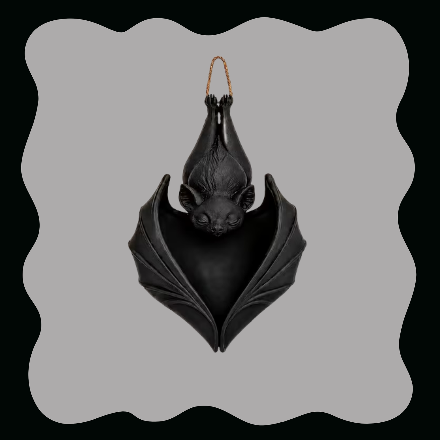 Black Bat Plant Hanger – Gothic 3D Printed Home Decor