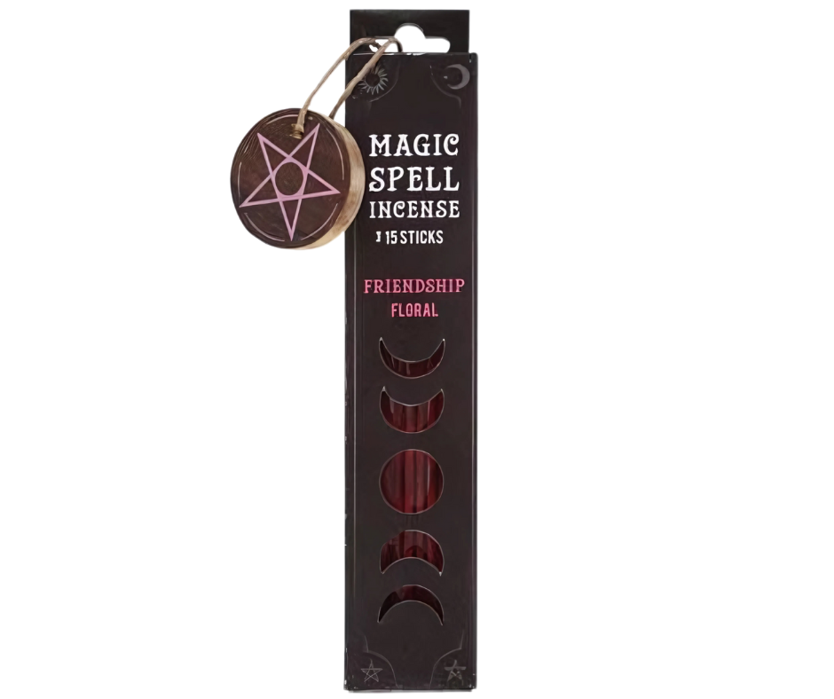 Magic Spell Incense Sticks with Pentagram Holder