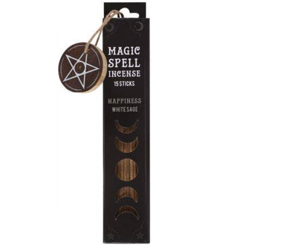 Magic Spell Incense Sticks with Pentagram Holder