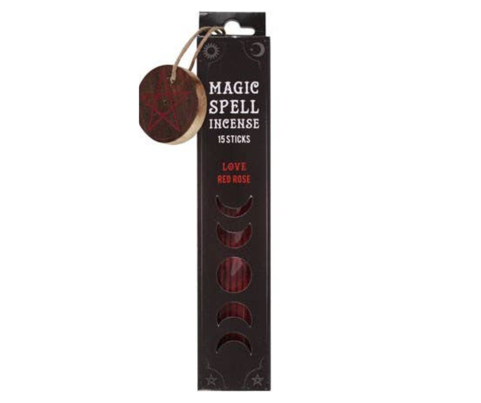 Magic Spell Incense Sticks with Pentagram Holder