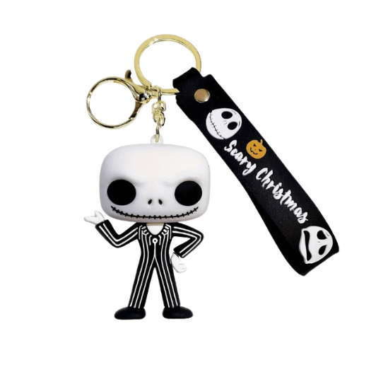 Jack Skellington Key Chain keychains - Gothic & Alternative Gift - Haunted