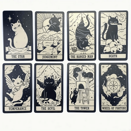Kitten Tarot Deck Witch Supplies - Gothic & Alternative Gift - Haunted