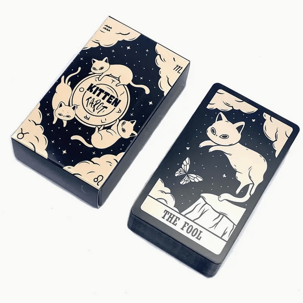 Kitten Tarot Deck Witch Supplies - Gothic & Alternative Gift - Haunted