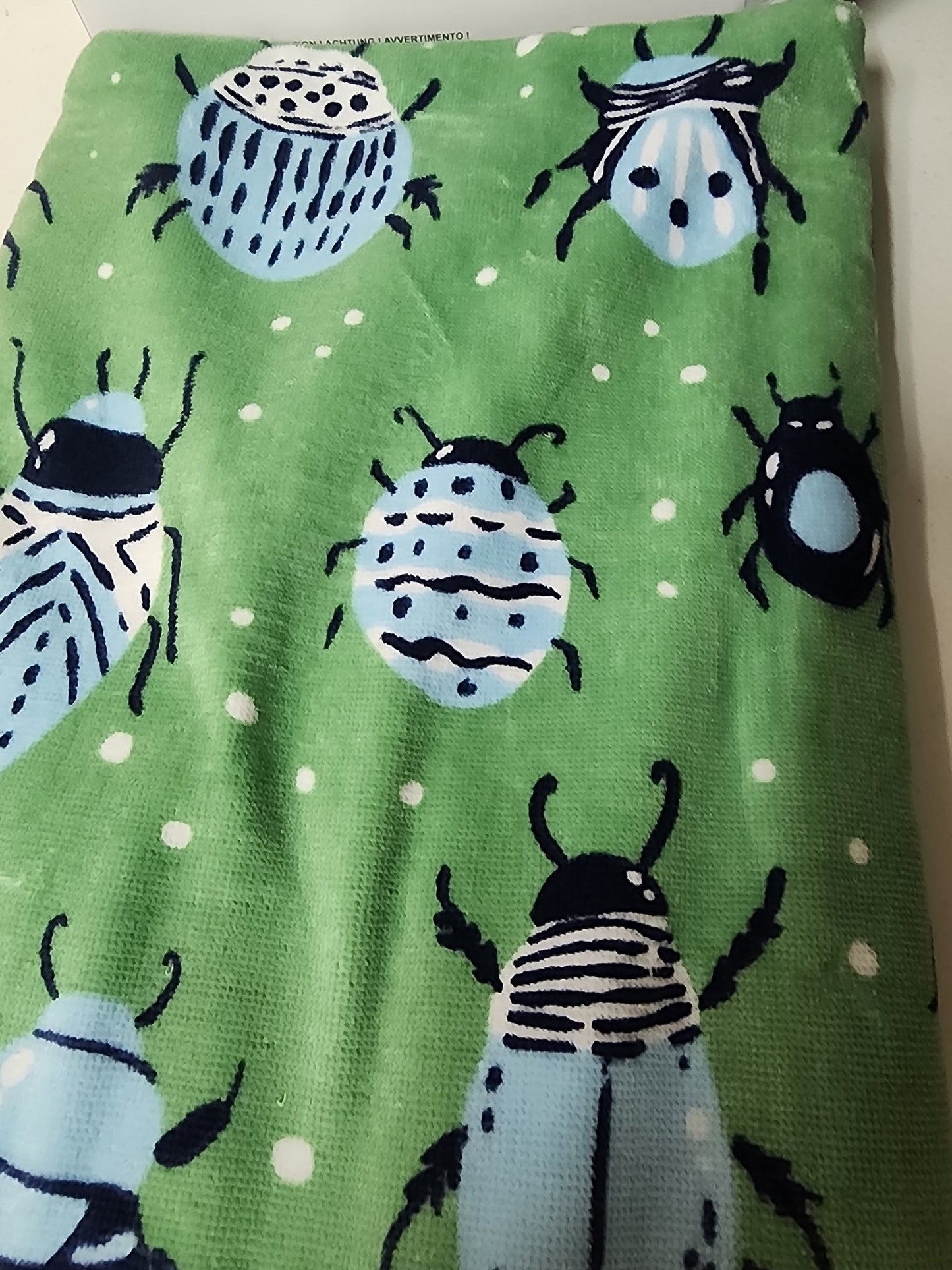 Krissy Mast designed beach towel with beetles Home Decor - Gothic & Alternative Gift - Haunted