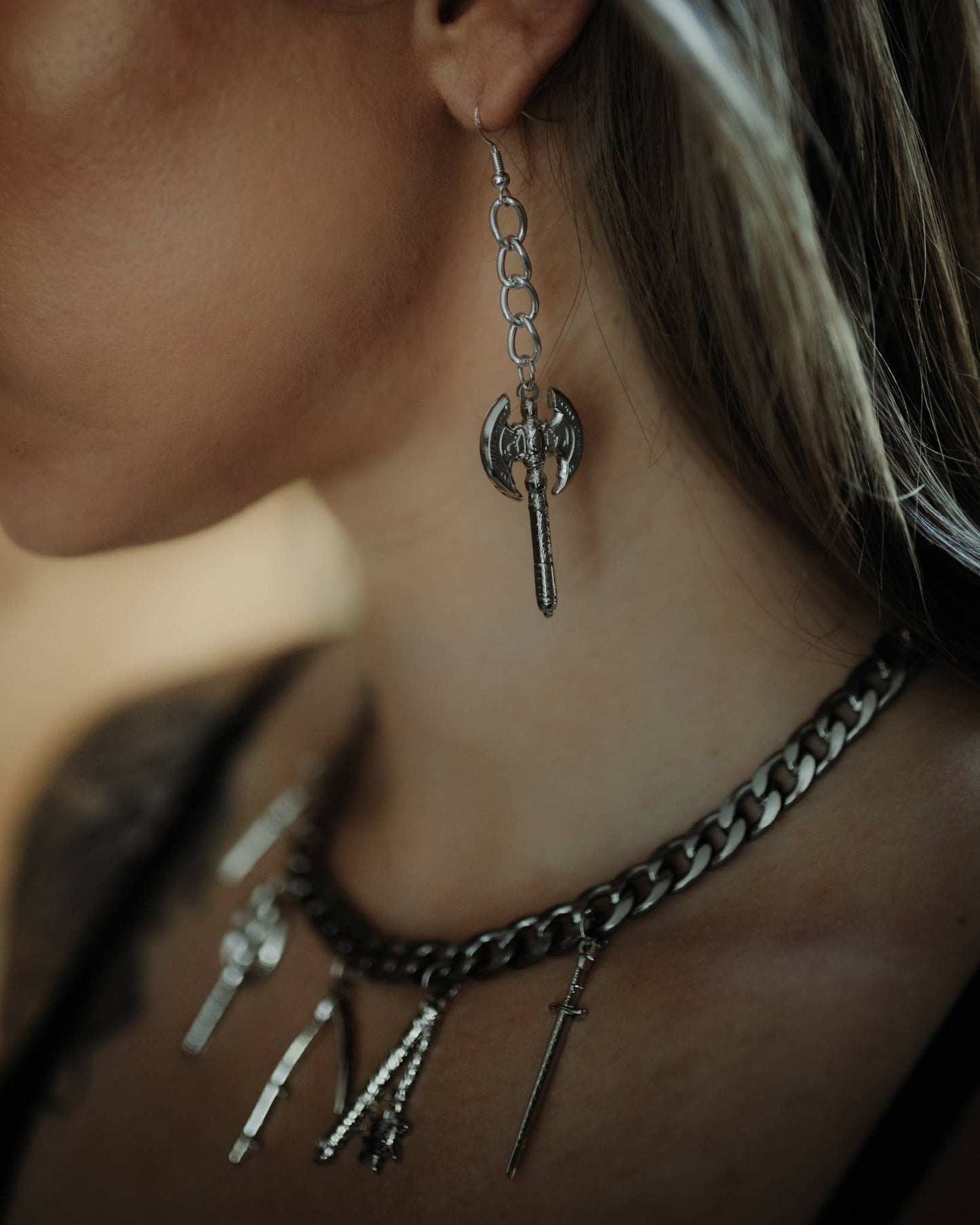 Labrys Earrings Jewelry - Gothic & Alternative Gift - Haunted