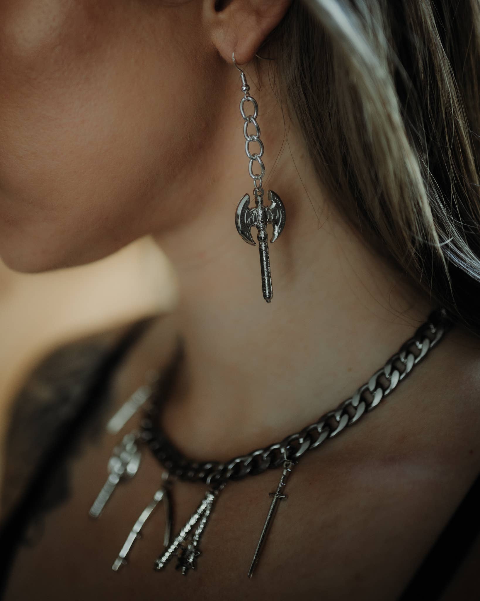 Labrys Earrings Jewelry - Gothic & Alternative Gift - Haunted