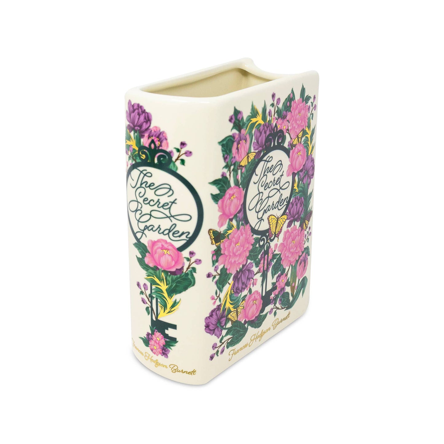 Large Book Shaped Vase, The Secret Garden 2 Garden Decor - Gothic & Alternative Gift - Haunted