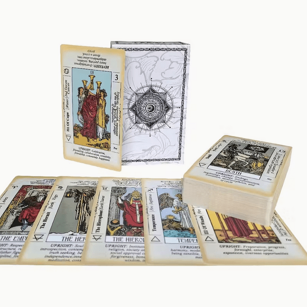 Large Classic Rider Tarot Card Deck Witch Supplies - Gothic & Alternative Gift - Haunted