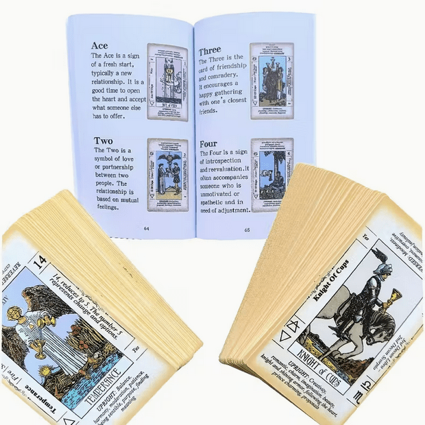 Large Classic Rider Tarot Card Deck Witch Supplies - Gothic & Alternative Gift - Haunted