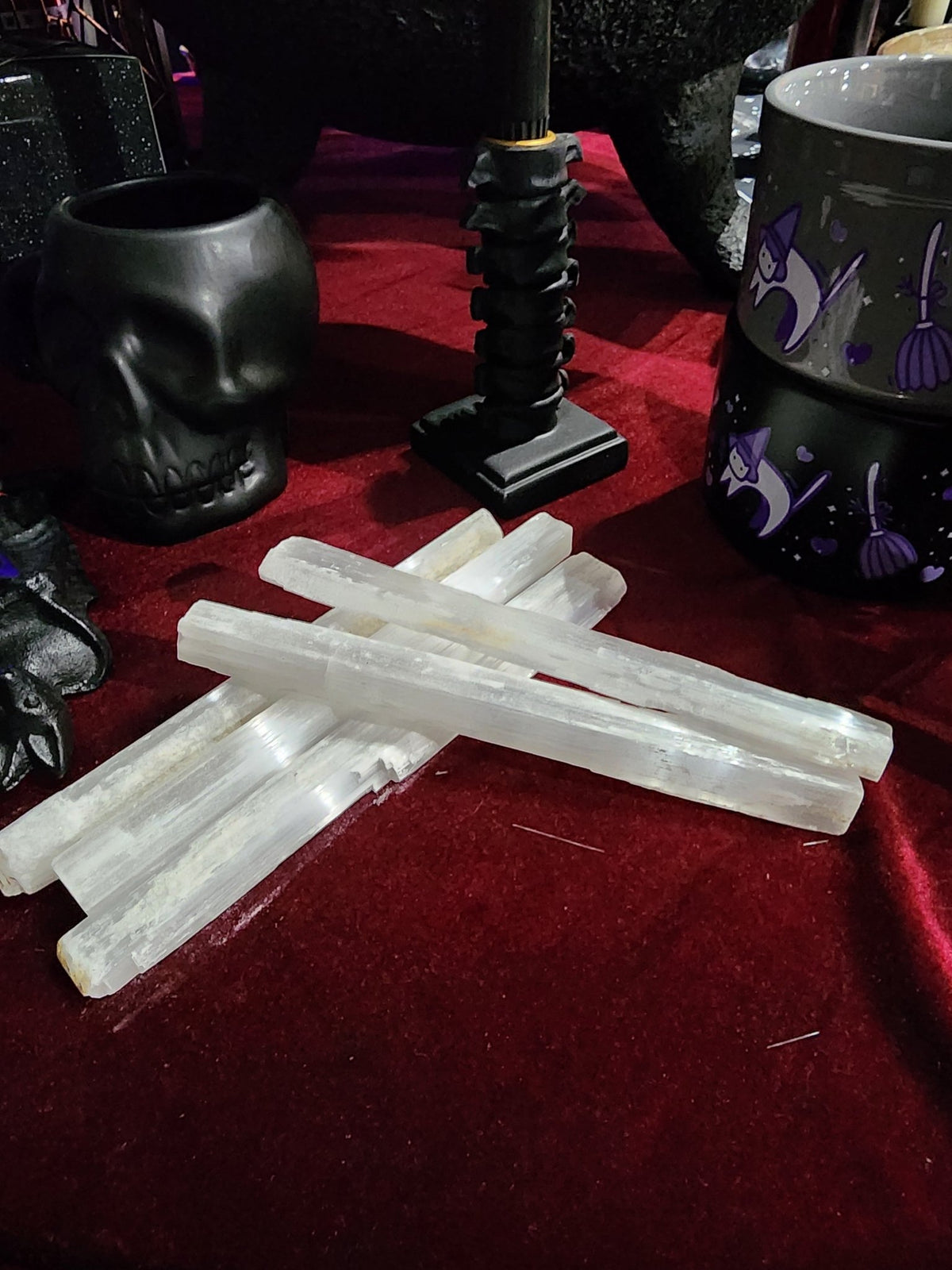 Large Selenite Stick Crystals - Gothic & Alternative Gift - Haunted