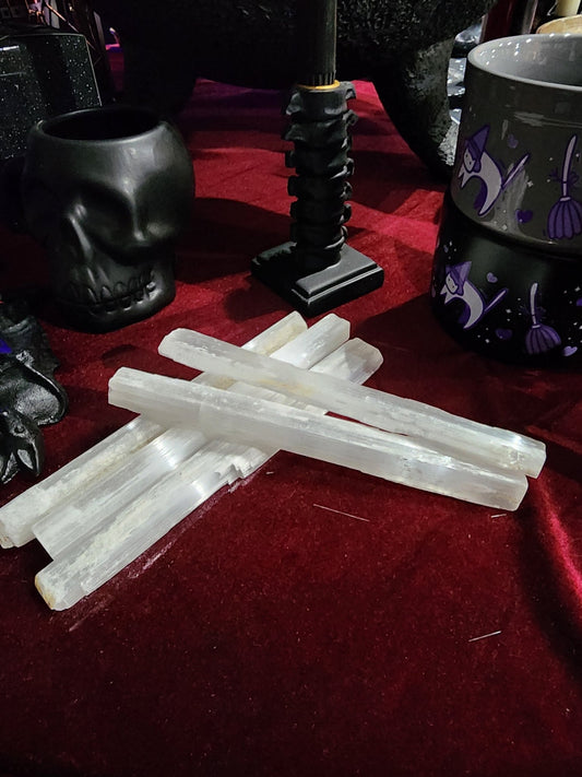 Large Selenite Stick Crystals - Gothic & Alternative Gift - Haunted