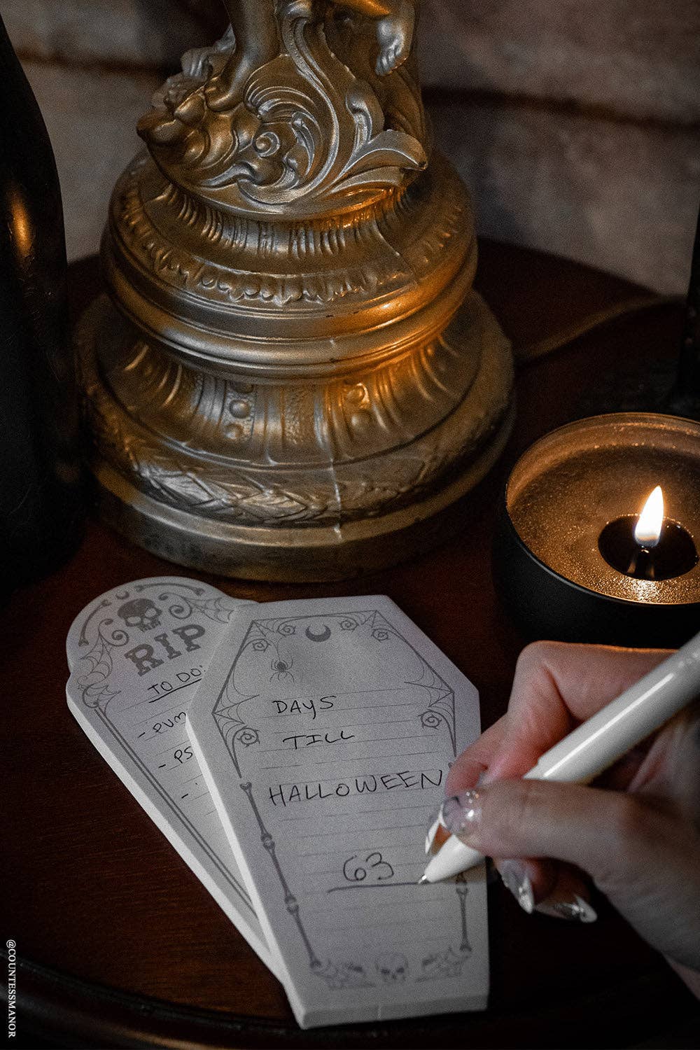 Last Writes Coffin Sticky Notes - Gothic & Alternative Gift - Haunted