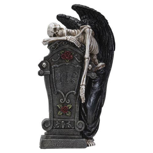 Le Tombe Morte Statue Figurine Skeleton Home Decor - Gothic & Alternative Gift - Haunted