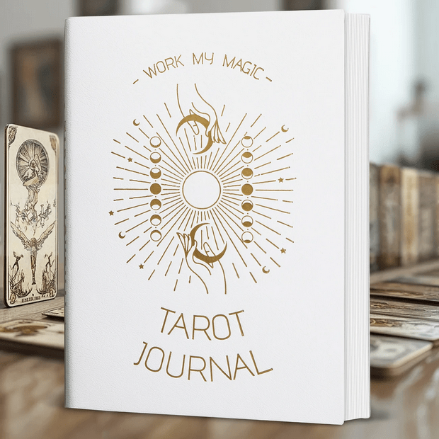 Leather Tarot Journal and Guidebook Witch Supplies - Gothic & Alternative Gift - Haunted
