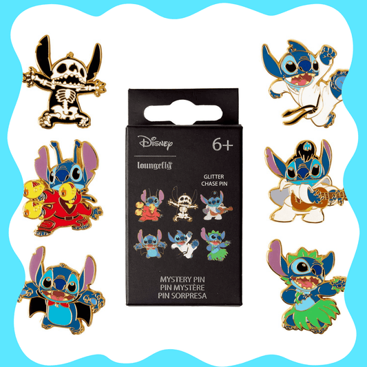 Lilo & Stitch Mystery Enamel Pin - Each Accessories - Gothic & Alternative Gift - Haunted
