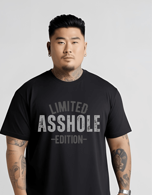 Limited ASSHOLE Edition Graphic Men's T Shirt Cotton Clothing - Gothic & Alternative Gift - Haunted