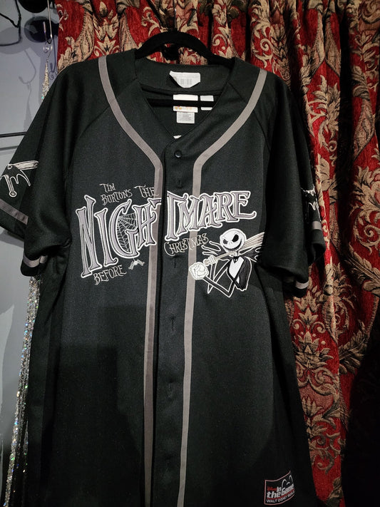 Limited Edition Vintage Nightmare before Christmas Baseball Jersey Shirt Clothing - Gothic & Alternative Gift - Haunted