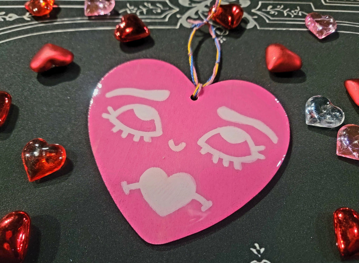 Lonely Heart Mini Wall Plaque wall hanging - Gothic & Alternative Gift - Haunted