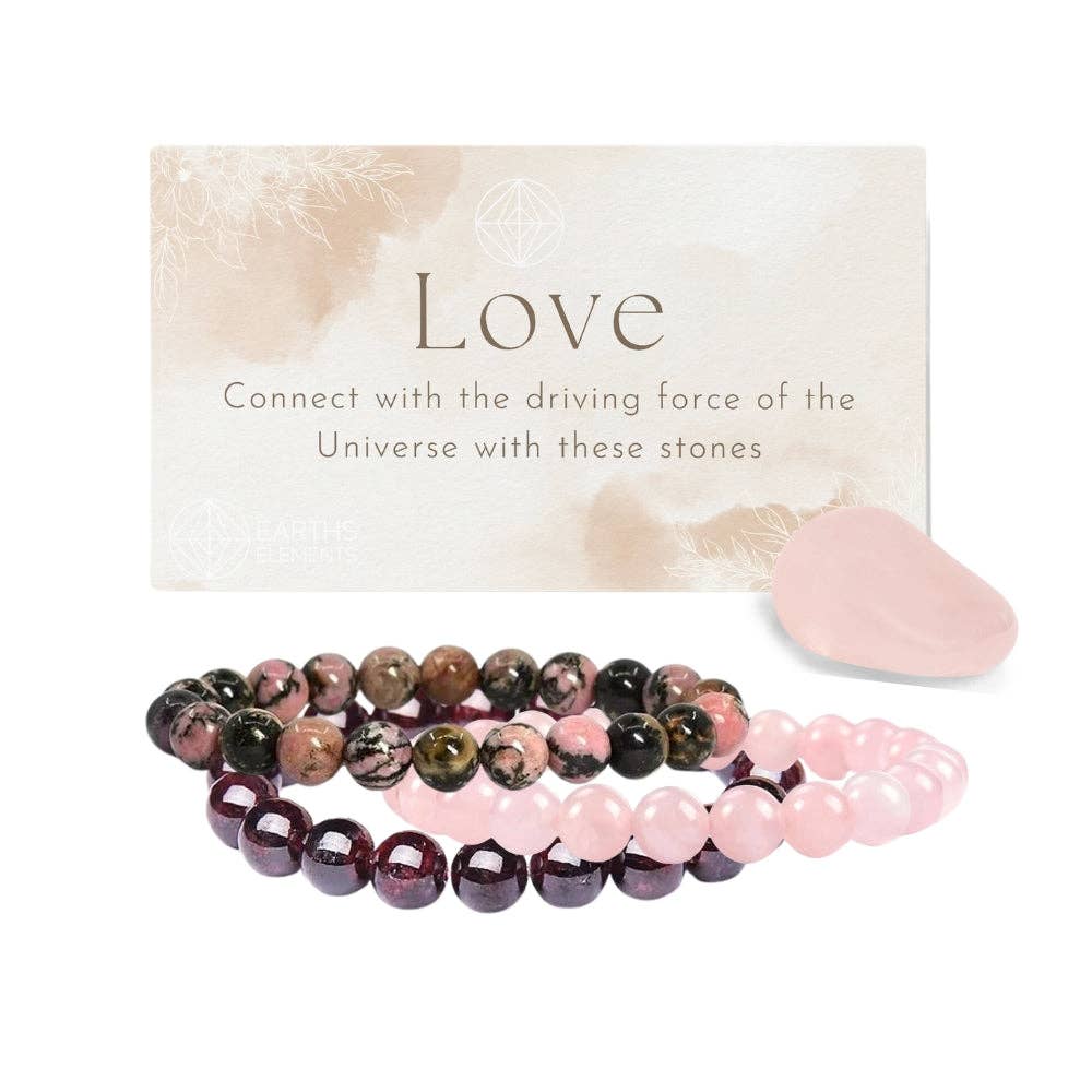 Love Intentions Bracelet Set Crystal - Gothic & Alternative Gift - Haunted