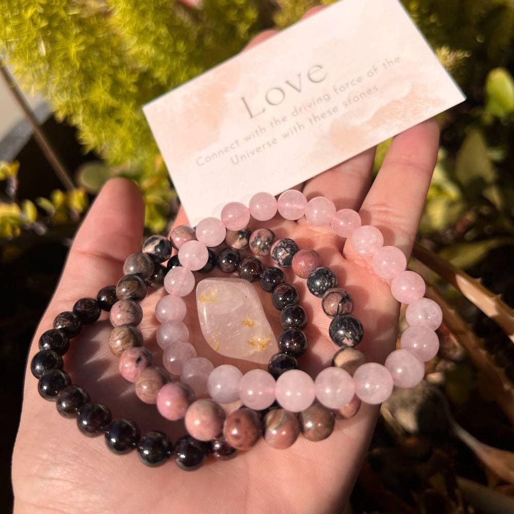 Love Intentions Bracelet Set Crystal - Gothic & Alternative Gift - Haunted