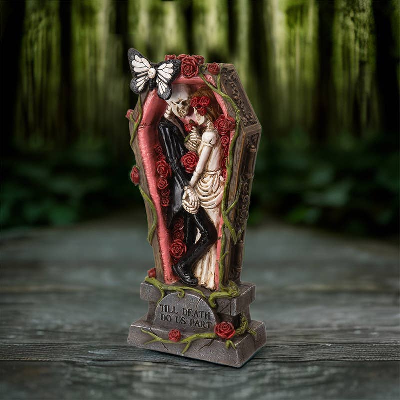 Love Never Dies Skeleton Couple Home Decor - Gothic & Alternative Gift - Haunted