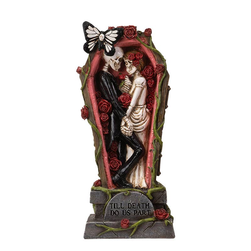 Love Never Dies Skeleton Couple Home Decor - Gothic & Alternative Gift - Haunted