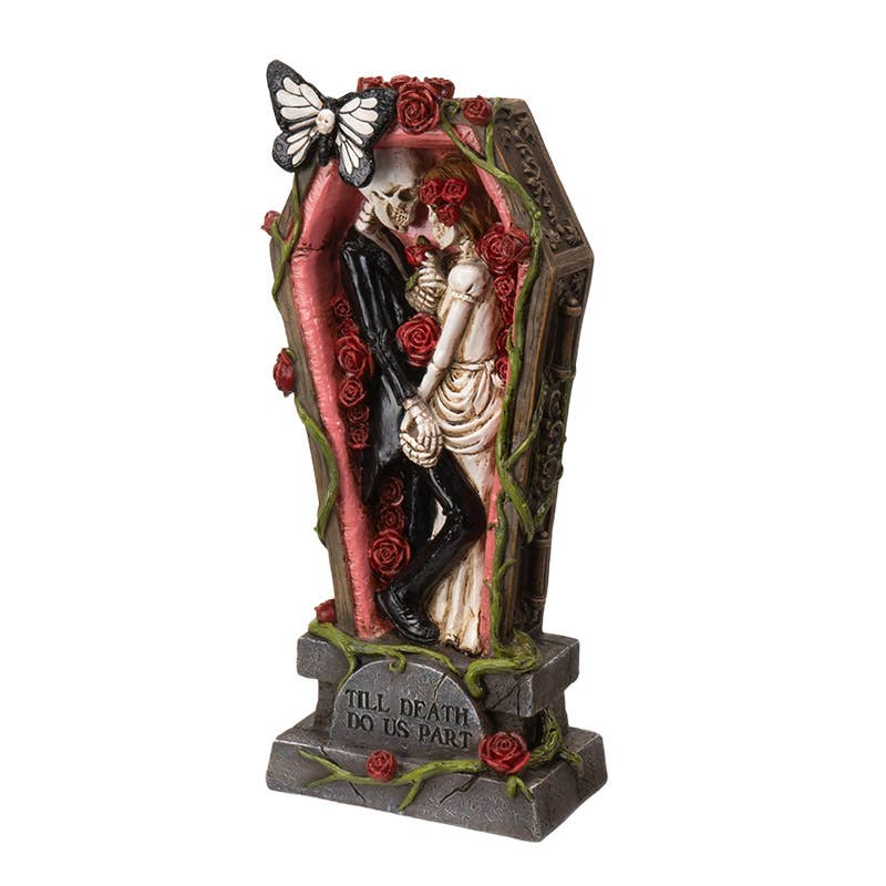 Love Never Dies Skeleton Couple Home Decor - Gothic & Alternative Gift - Haunted