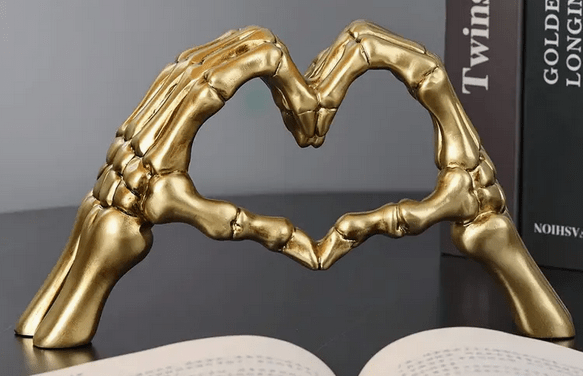 LOVE YOU Skeleton Hands Home Decor - Gothic & Alternative Gift - Haunted