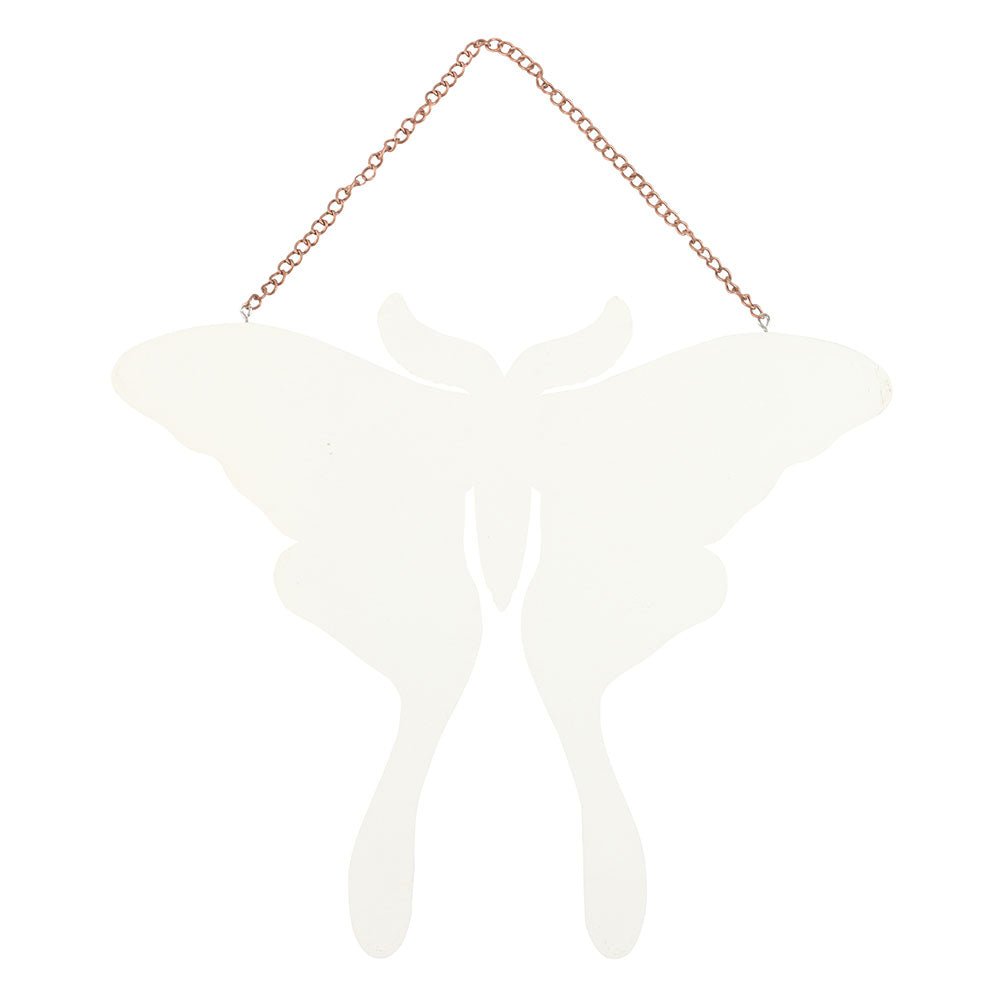 Luna Moth Hanging Sign Wall Art Home Decor - Gothic & Alternative Gift - Haunted