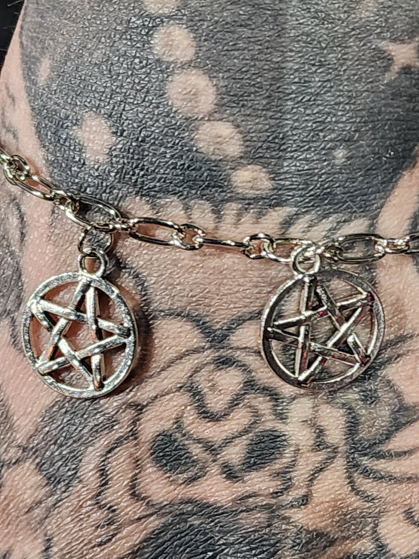Magic Goth Pentagram Bracelet Jewelry - Gothic & Alternative Gift - Haunted