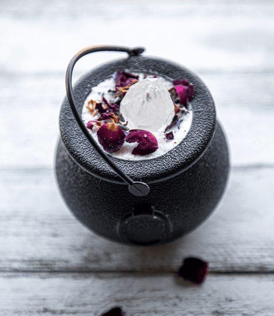 MAGIC SPELL Crystal Cauldron Bath Bomb Candles - Gothic & Alternative Gift - Haunted