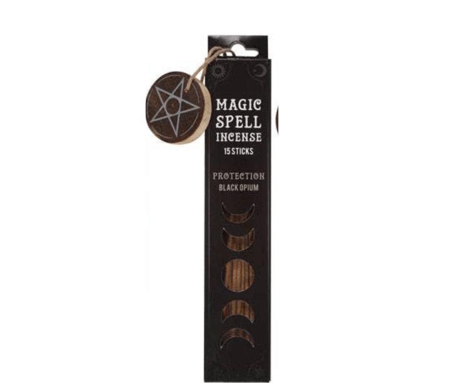Magic Spell Incense Sticks with Pentagram Holder Insense - Gothic & Alternative Gift - Haunted