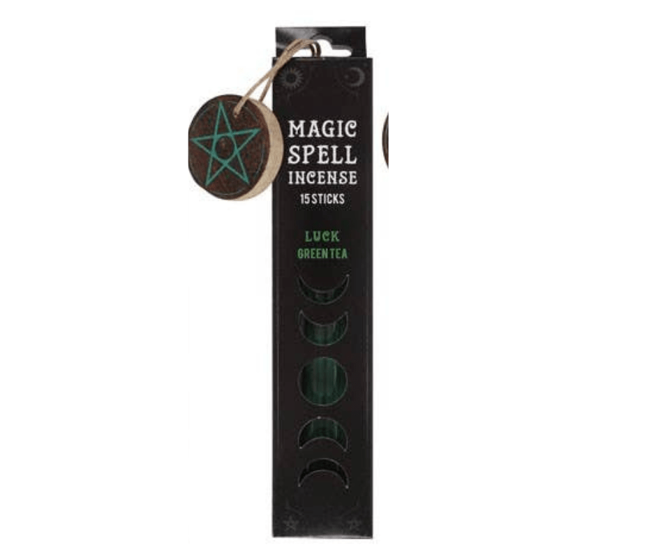 Magic Spell Incense Sticks with Pentagram Holder Insense - Gothic & Alternative Gift - Haunted