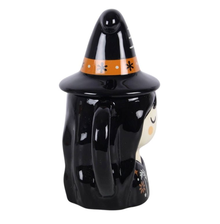 Magic Witch Shaped Lidded Mug Drinkware - Gothic & Alternative Gift - Haunted
