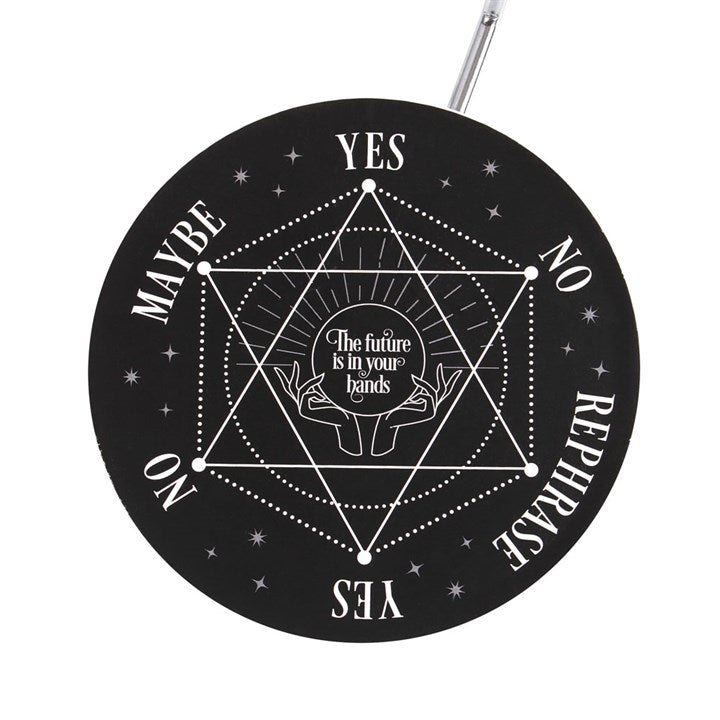 Magical Pendulum Decision Maker Black and Silver Magic Witch Spiritual Crystals - Gothic & Alternative Gift - Haunted